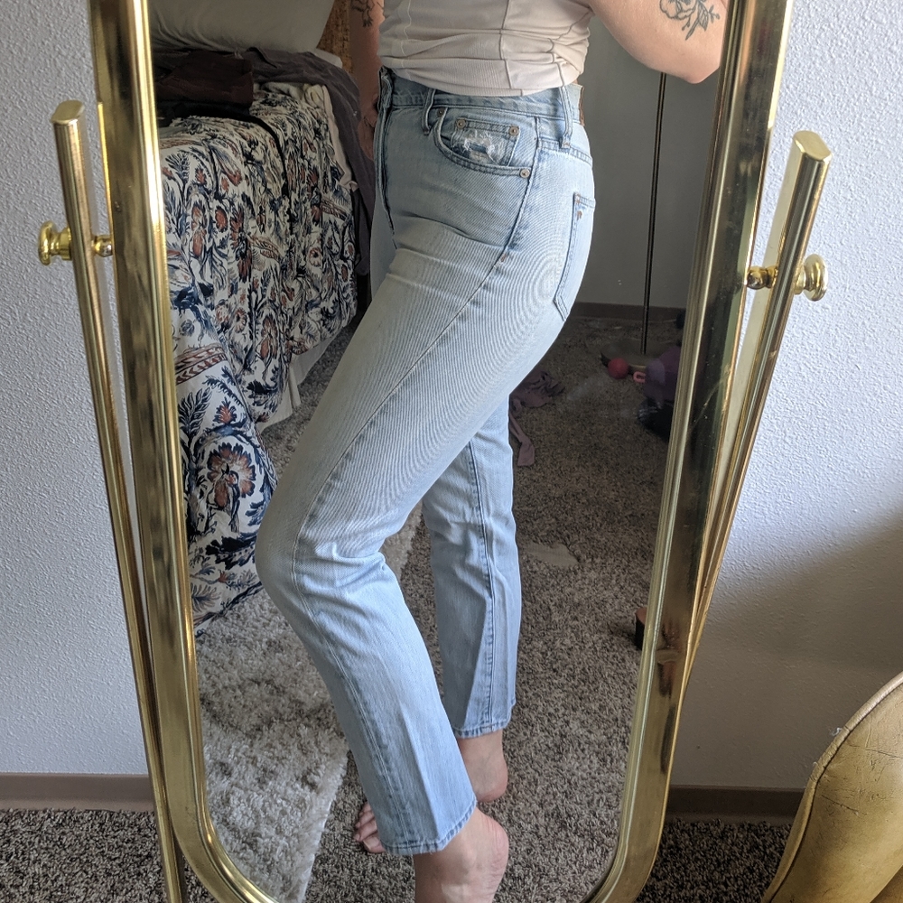 Madewell Perfect Summer Jeans in Fitzgerald Wash